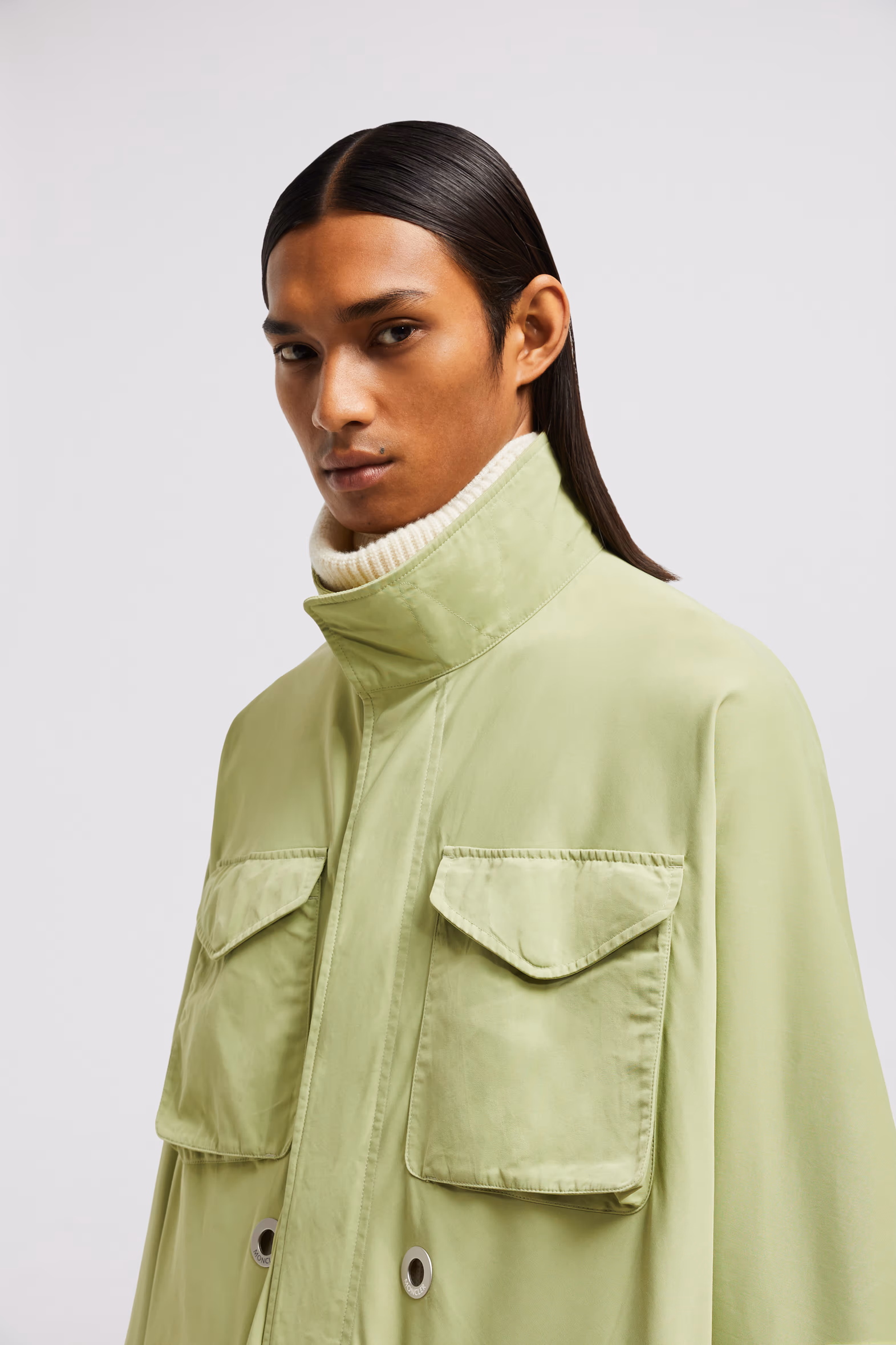 LoveFrom, MONCLER Field Jacket Gender Neutral Light Green Moncler 4